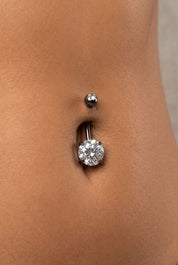 DISCO DOT BELLY BUTTON PIERCING best gold plated tarnish and water resistant piece by Irish Jewellery brand - Lynott Jewellery