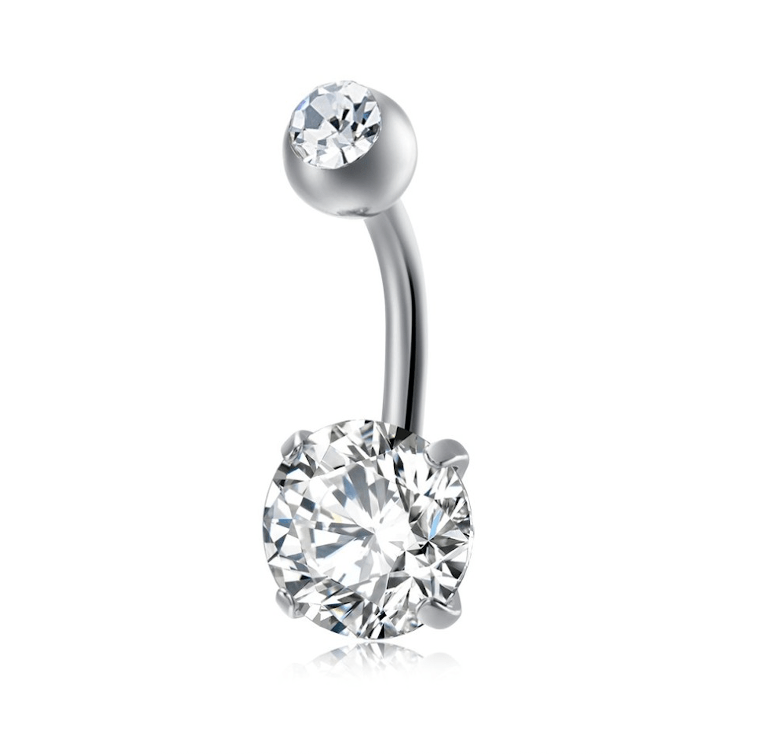 DISCO DOT BELLY BUTTON PIERCING best gold plated tarnish and water resistant piece by Irish Jewellery brand - Lynott Jewellery