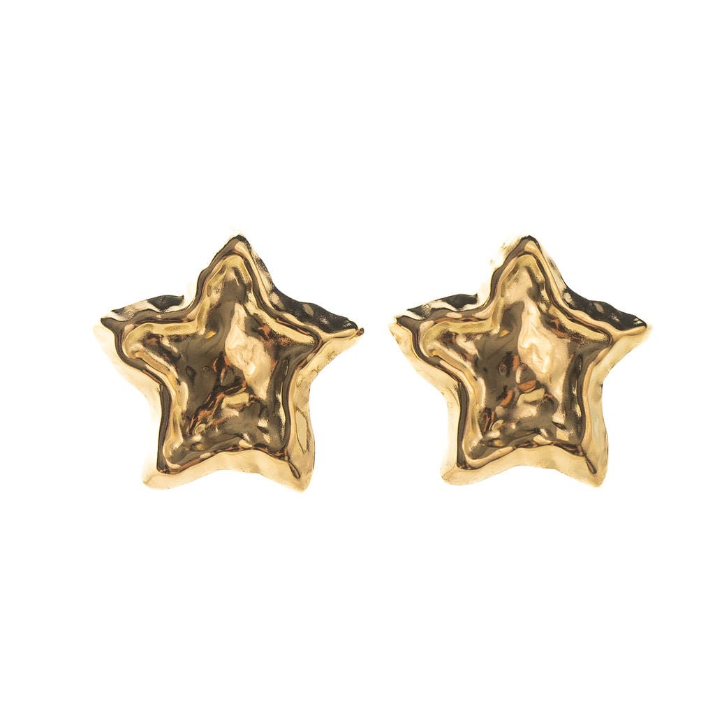 STARFISH EARRING best gold plated tarnish and water resistant piece by Irish Jewellery brand - Lynott Jewellery