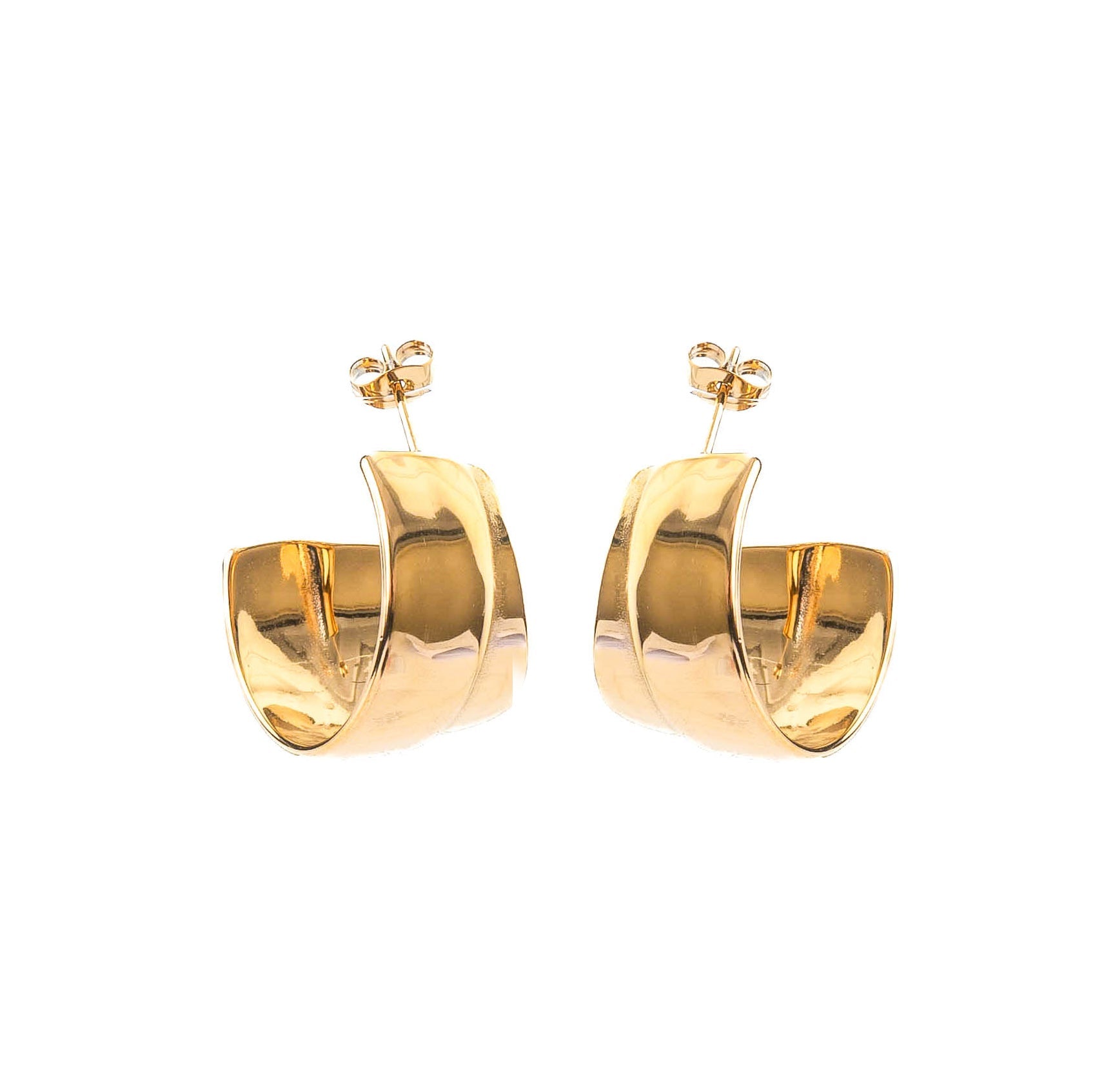 CHARLEEN X LYNOTT IT GIRL HOOPS best gold plated tarnish and water resistant piece by - Lynott Jewellery
