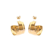 CHARLEEN X LYNOTT IT GIRL HOOPS best gold plated tarnish and water resistant piece by - Lynott Jewellery