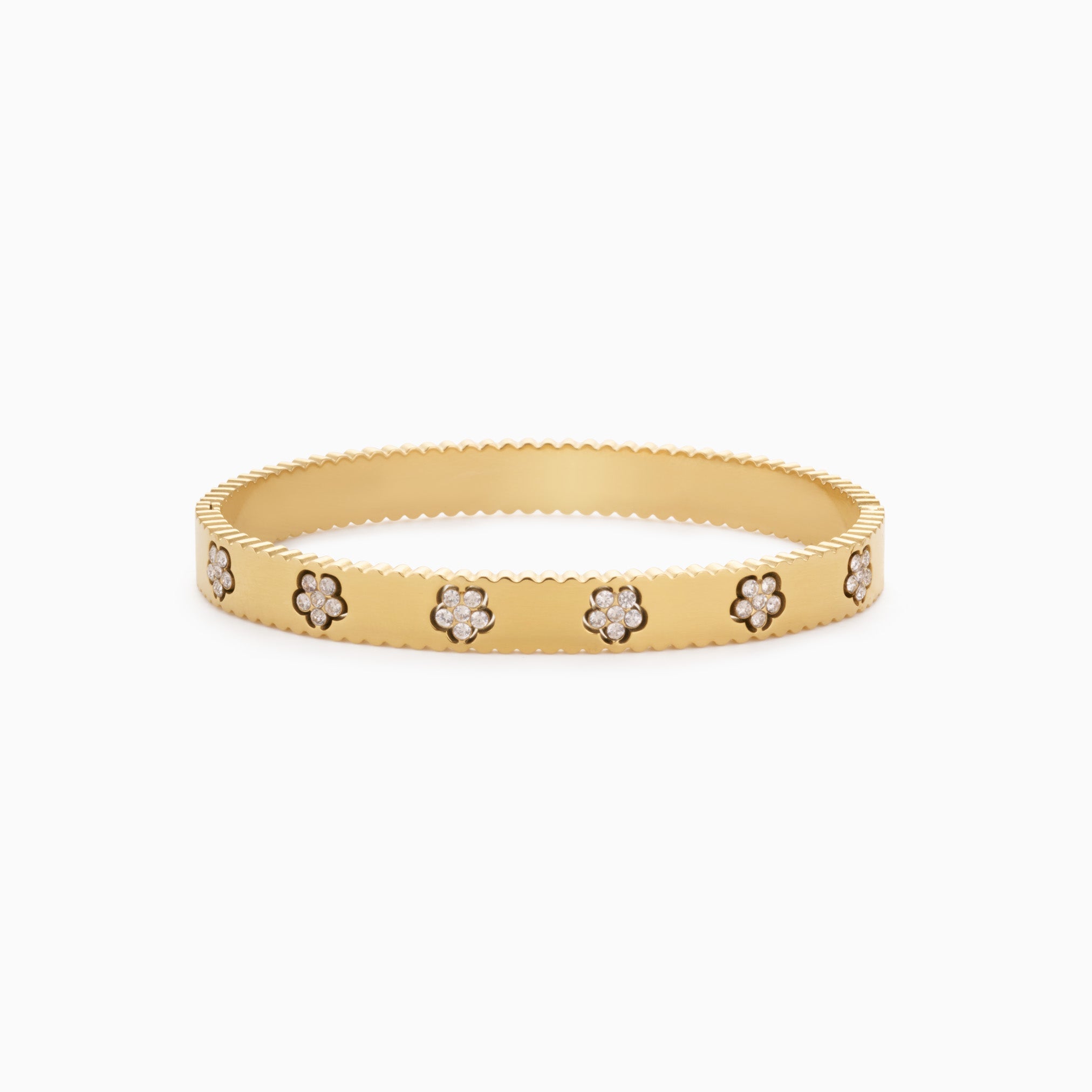 THANK YOU AIMEE BANGLE best gold plated tarnish and water resistant piece by - Lynott Jewellery