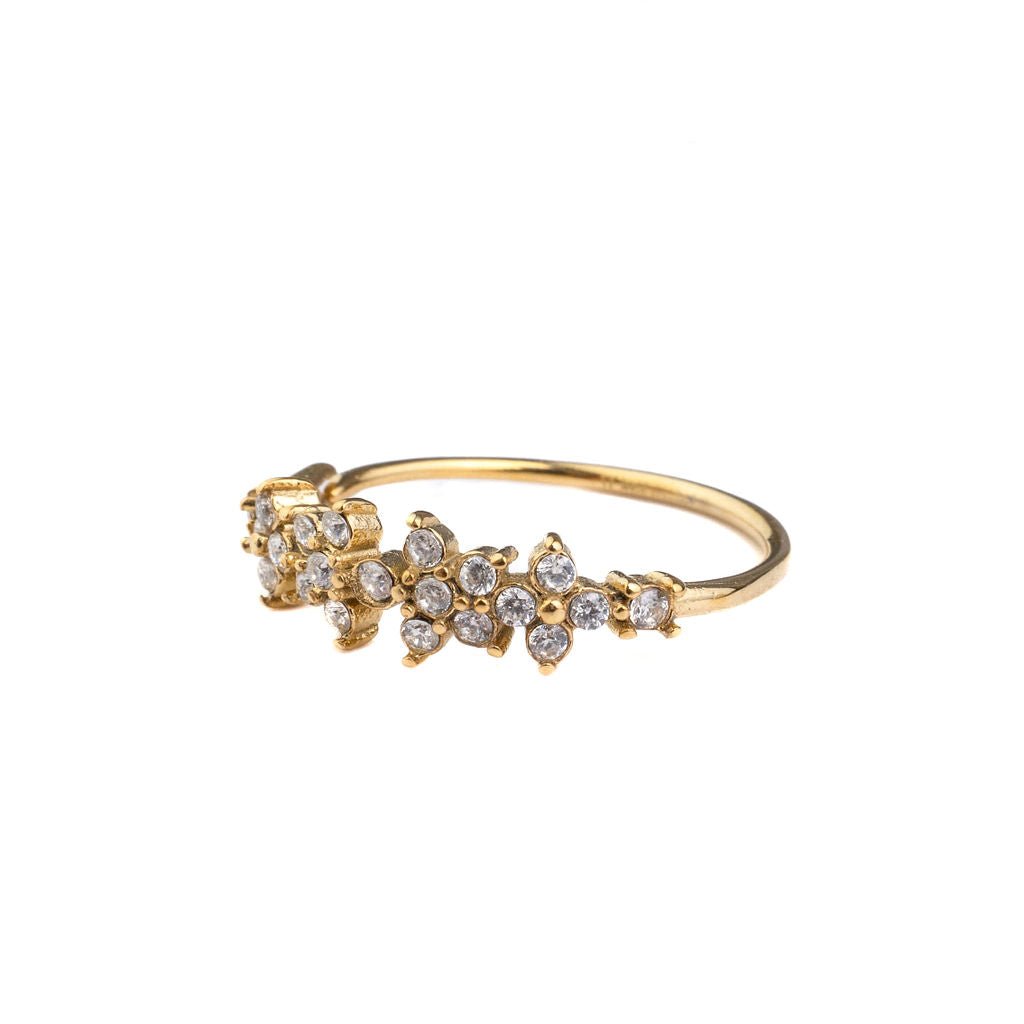 RAVEN ADJUSTABLE RING best gold plated tarnish and water resistant piece by - Lynott Jewellery