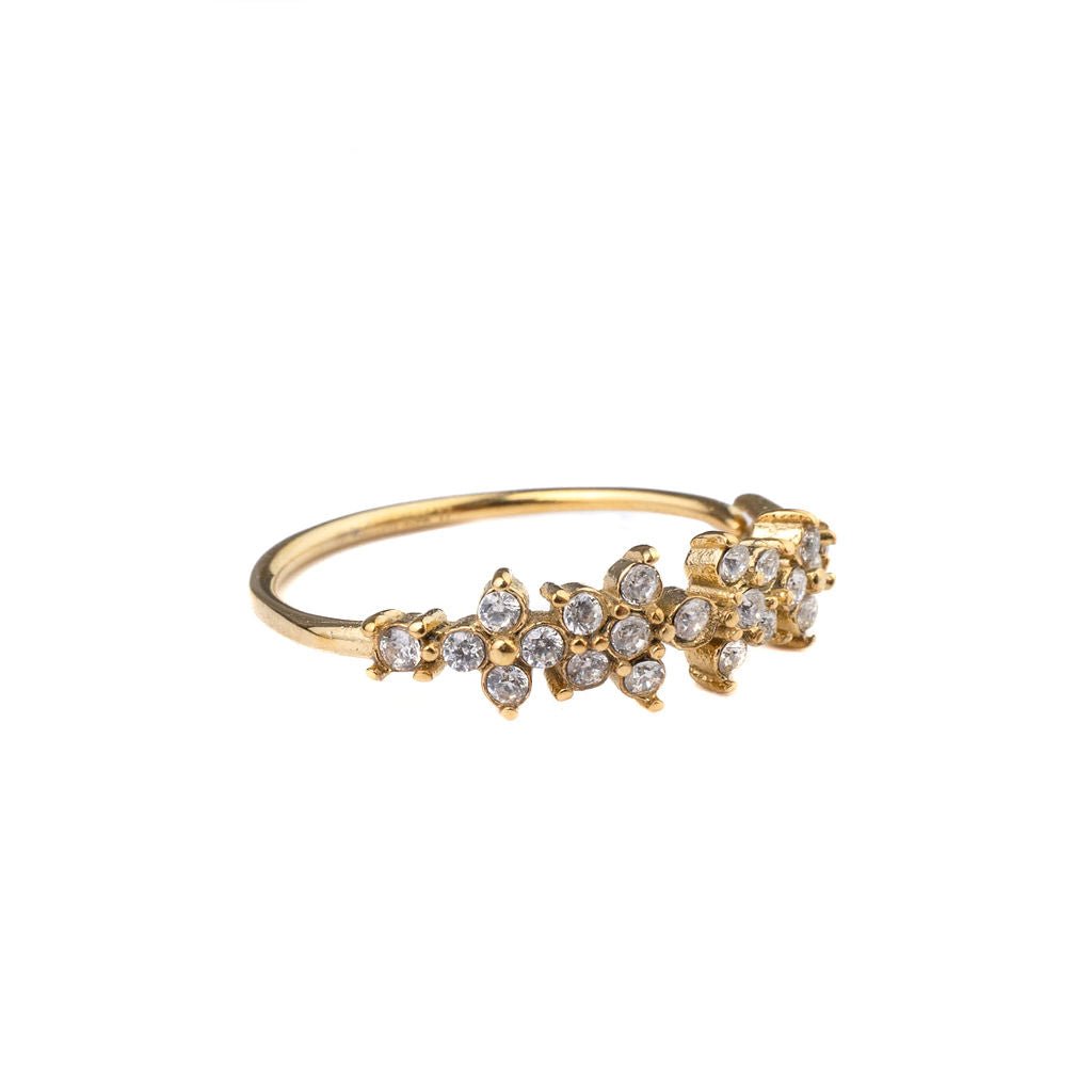RAVEN ADJUSTABLE RING best gold plated tarnish and water resistant piece by - Lynott Jewellery