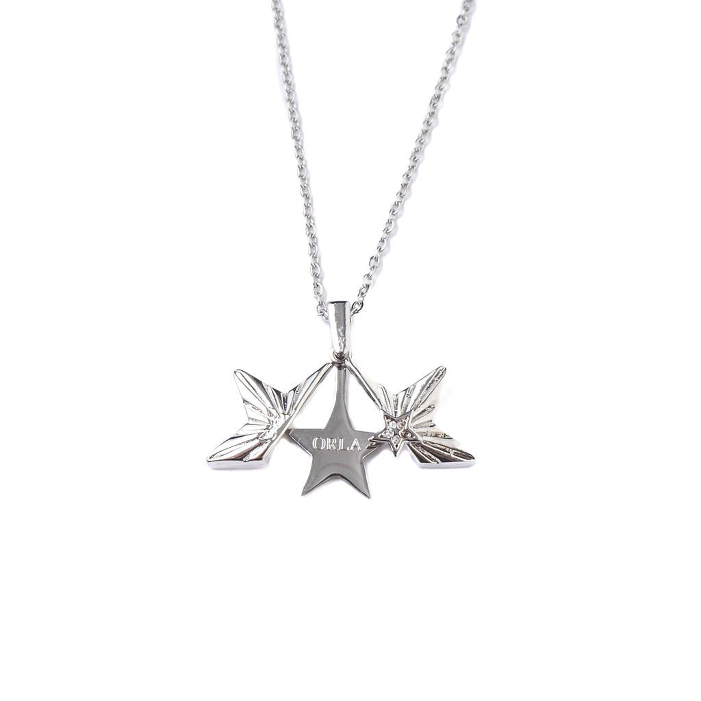 SECRET MESSAGE ENGRAVABLE STAR NECKLACE best gold plated tarnish and water resistant piece by Irish Jewellery brand - Lynott Jewellery