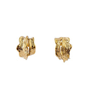 MONTENEGRO HOOPS best gold plated tarnish and water resistant piece by Irish Jewellery brand - Lynott Jewellery