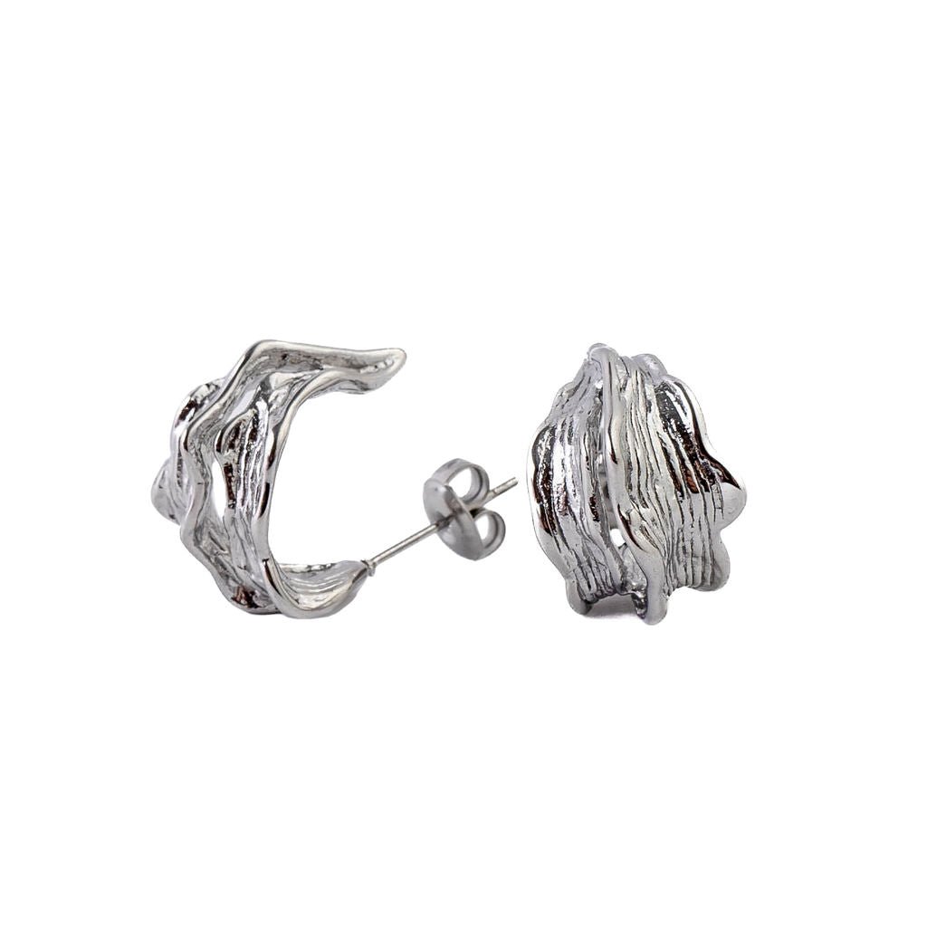MONTENEGRO HOOPS best gold plated tarnish and water resistant piece by Irish Jewellery brand - Lynott Jewellery