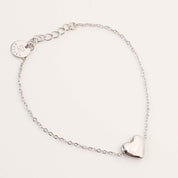 SIMPLE HEART BRACELET best gold plated tarnish and water resistant piece by - Lynott Jewellery