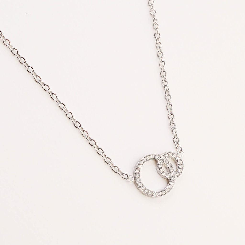CIRCLE LINK NECKLACE best gold plated tarnish and water resistant piece by Irish Jewellery brand - Lynott Jewellery