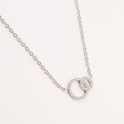 CIRCLE LINK NECKLACE best gold plated tarnish and water resistant piece by Irish Jewellery brand - Lynott Jewellery