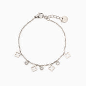 MINI CLOVER BRACELET best gold plated tarnish and water resistant piece by Irish Jewellery brand - Lynott Jewellery