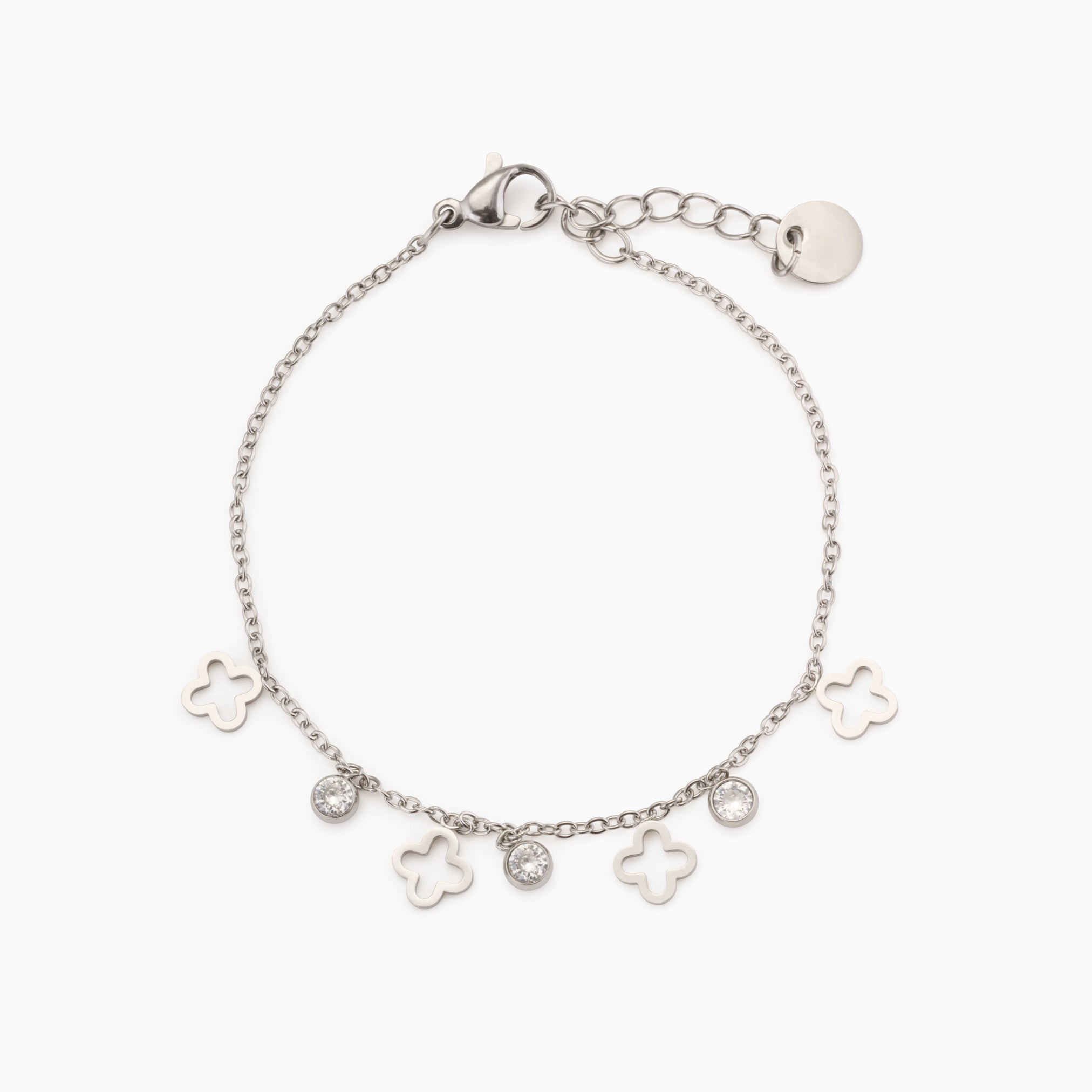 MINI CLOVER BRACELET best gold plated tarnish and water resistant piece by Irish Jewellery brand - Lynott Jewellery