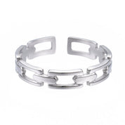 SNEAKY LINK ADJUSTABLE RING best gold plated tarnish and water resistant piece by Irish Jewellery brand - Lynott Jewellery