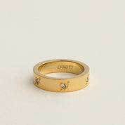 CUPID HEART RING best gold plated tarnish and water resistant piece by Irish Jewellery brand - Lynott Jewellery