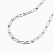 PAPERCLIP NECKLACE best gold plated tarnish and water resistant piece by Irish Jewellery brand - Lynott Jewellery