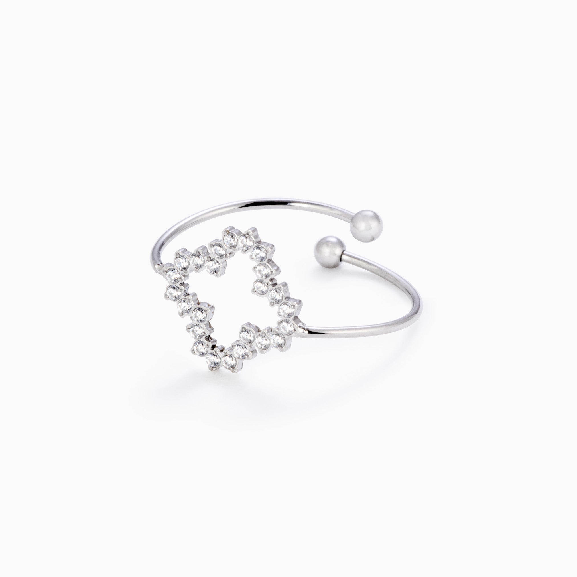 CLUSTER CLOVER ADJUSTABLE RING best gold plated tarnish and water resistant piece by - Lynott Jewellery