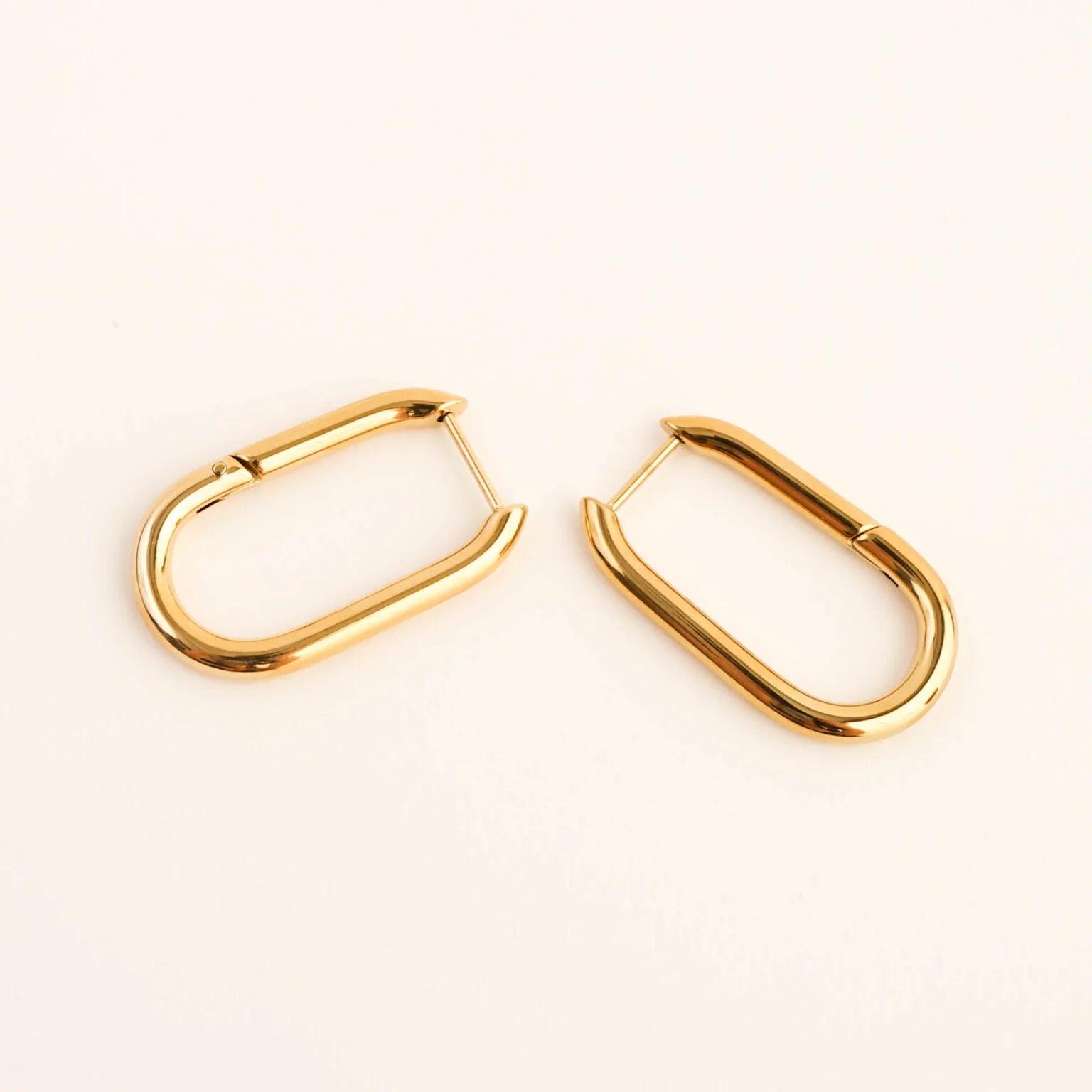 POLLY HOOPS best gold plated tarnish and water resistant piece by Irish Jewellery brand - Lynott Jewellery