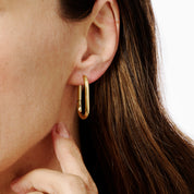POLLY HOOPS best gold plated tarnish and water resistant piece by Irish Jewellery brand - Lynott Jewellery