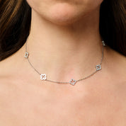 MULTI CLOVER NECKLACE best gold plated tarnish and water resistant piece by Irish Jewellery brand - Lynott Jewellery