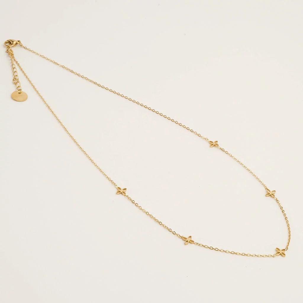 DAINTY NECKLACE best gold plated tarnish and water resistant piece by Irish Jewellery brand - Lynott Jewellery