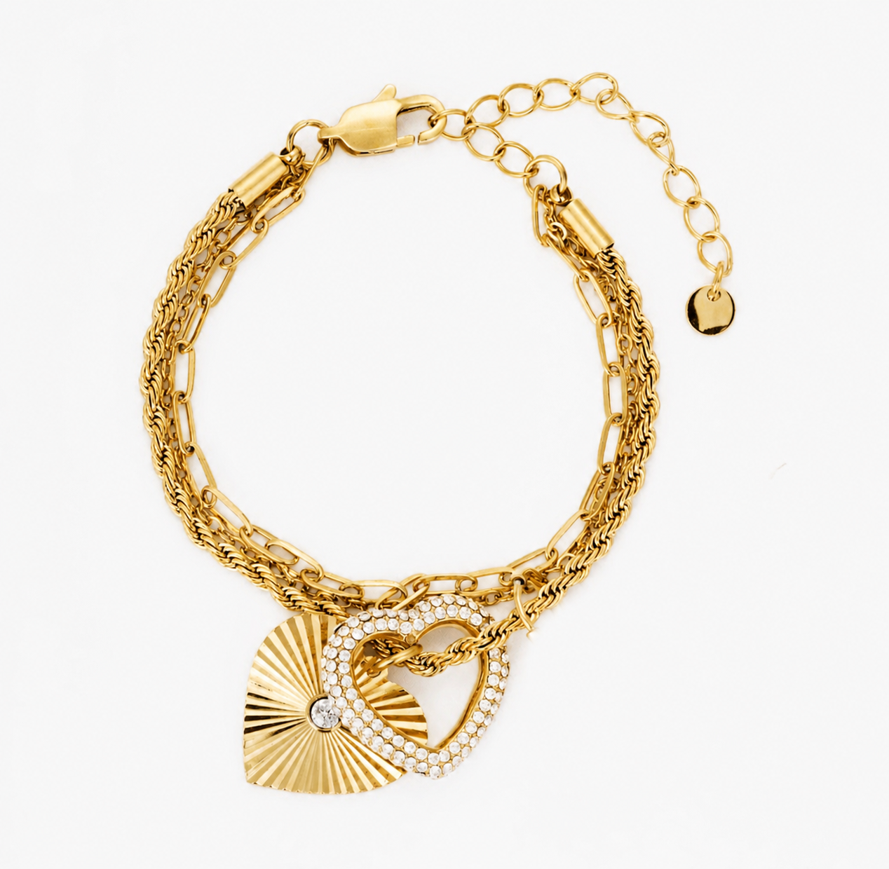 MEGAN FORTE CLARKE PULSERA CLADDAGH EN CAPAS DE SLAY