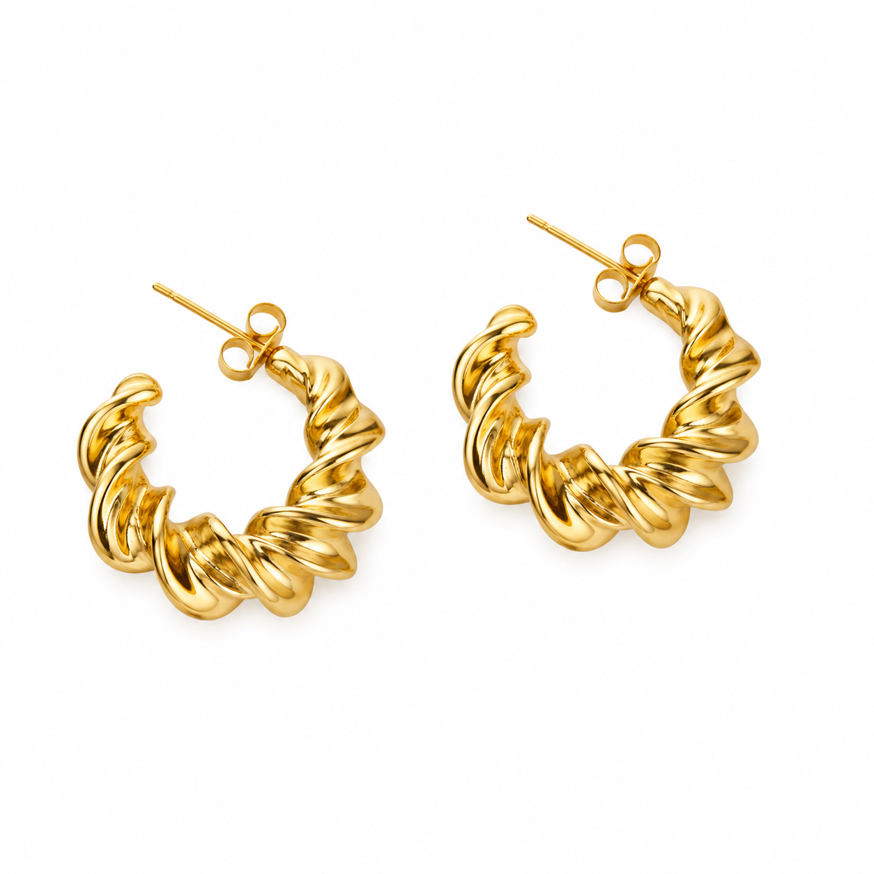 LARA TWISTED HOOPS