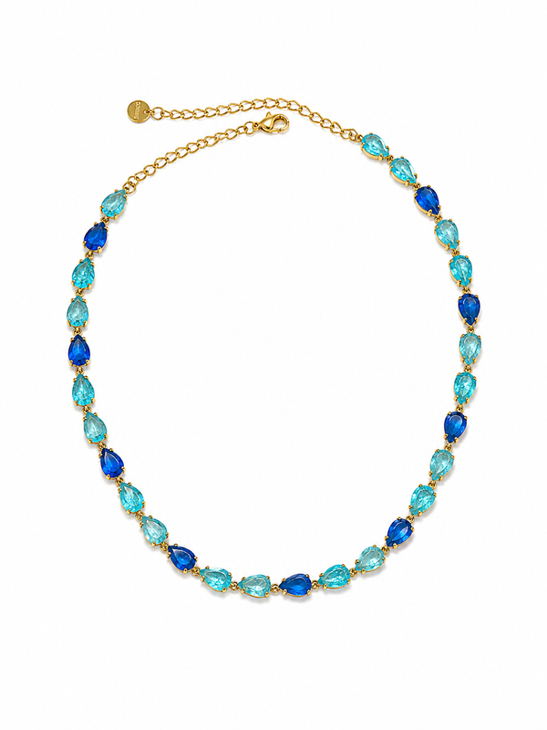 BALI BLUE GEM NECKLACE