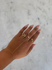 ANILLO ROSA EN ESPIRAL