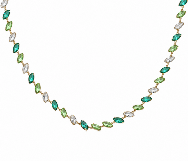 BALI GREEN GEM NECKLACE