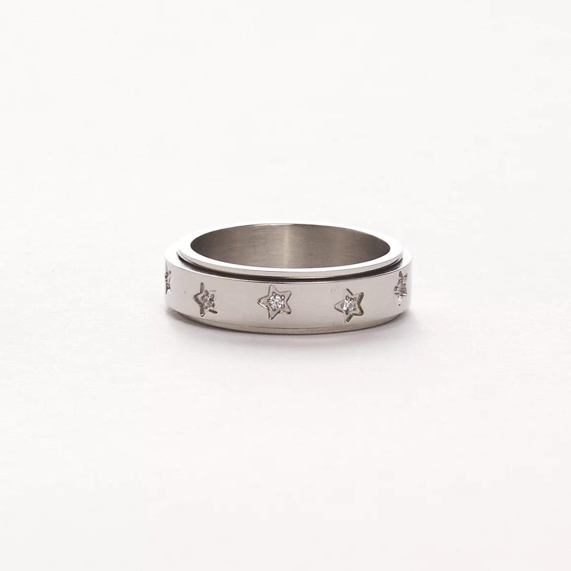 BRAVE SPINNING RING best gold plated tarnish and water resistant piece by Irish Jewellery brand - Lynott Jewellery