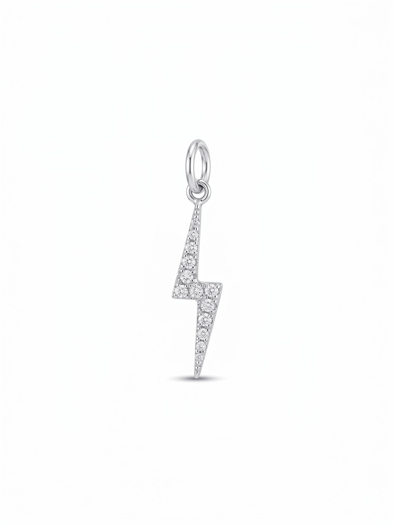 LIGHTNEING STRIKE CHARM SILVER best gold plated tarnish and water resistant piece by Irish Jewellery brand - Lynott Jewellery