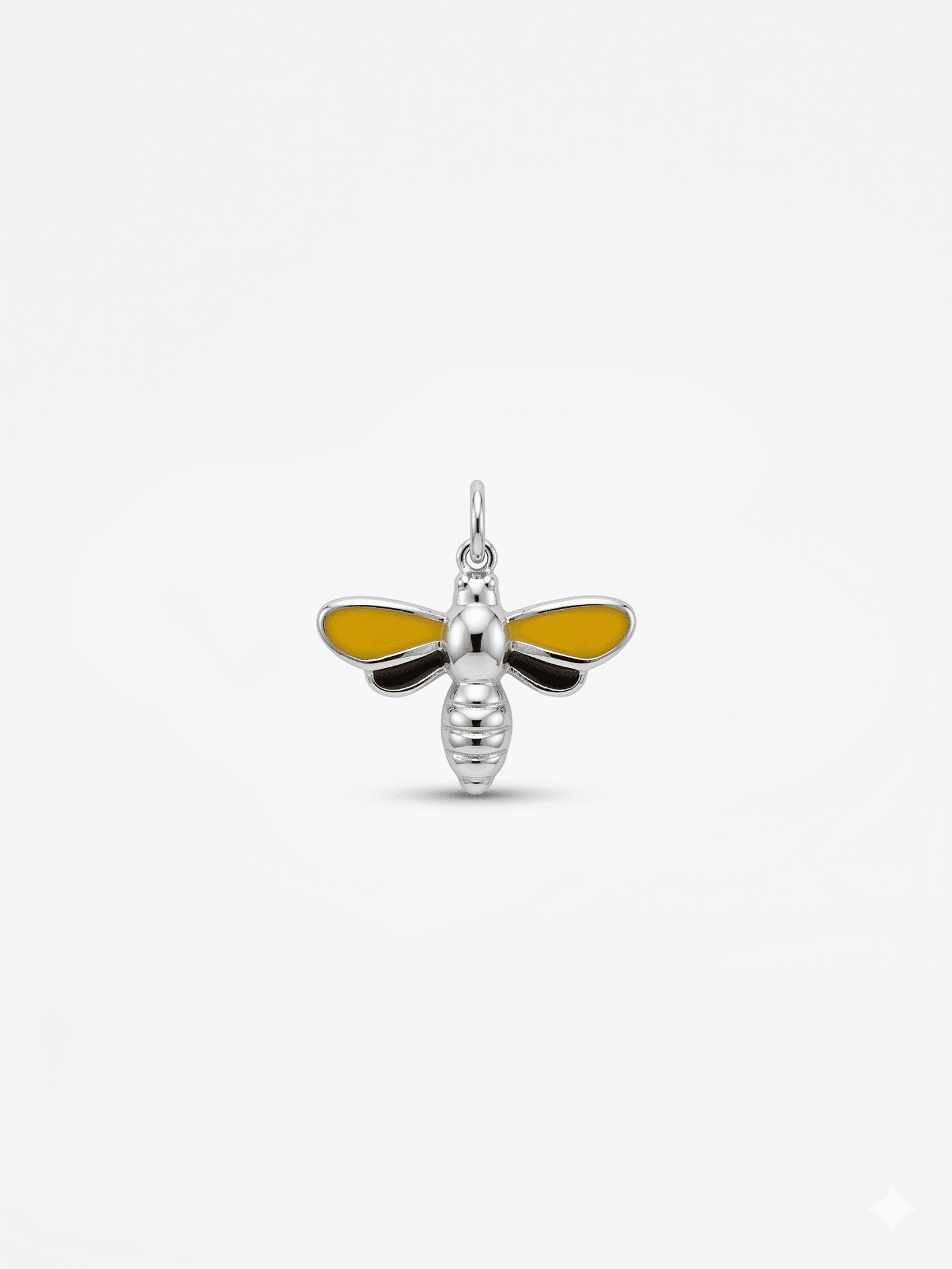 SILVER BEE CHARM best gold plated tarnish and water resistant piece by Irish Jewellery brand - Lynott Jewellery