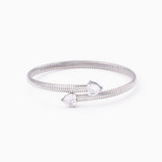 Treasured Statement Earrings & Moi Et Toi Silver Bangle Gift Set best gold plated tarnish and water resistant piece by Irish Jewellery brand - Lynott Jewellery