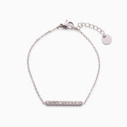 Ilusion Cross Necklace & Linear Luxe Bracelet Boxed Gift Set (Silver) best gold plated tarnish and water resistant piece by Irish Jewellery brand - Lynott Jewellery