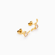 RACHEL GORRY - PAULA STUD EARRINGS best gold plated tarnish and water resistant piece by Irish Jewellery brand - Lynott Jewellery