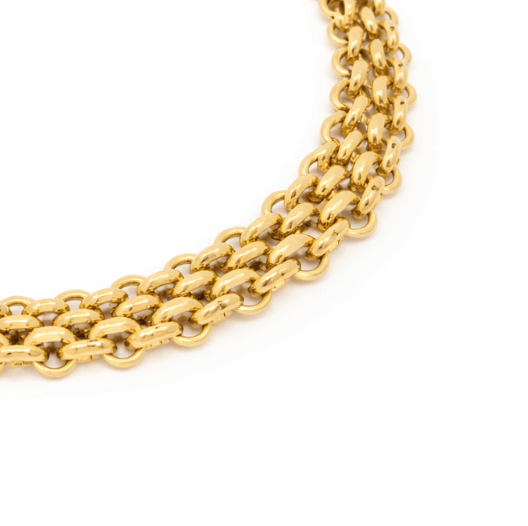 KATJIA MIA JASMINE NECKLACE best gold plated tarnish and water resistant piece by Irish Jewellery brand - Lynott Jewellery