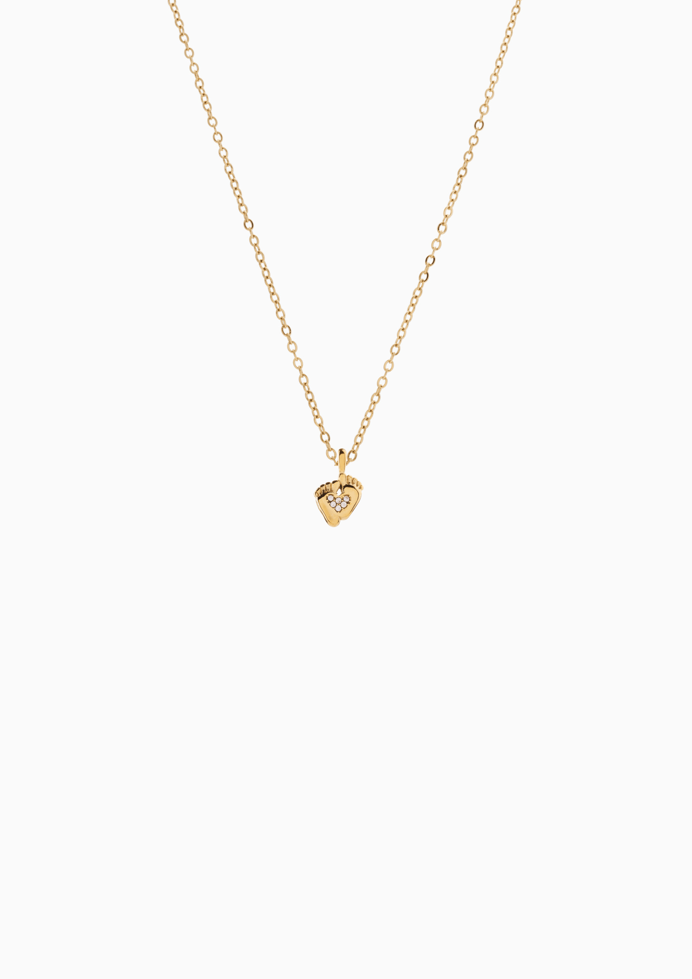 RACHEL GORRY - RUTH BABY STEPS NECKLACE best gold plated tarnish and water resistant piece by Irish Jewellery brand - Lynott Jewellery
