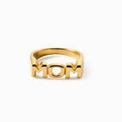 Gold Mom Ring & Bracelet (Boxed Gift Set) best gold plated tarnish and water resistant piece by Irish Jewellery brand - Lynott Jewellery