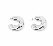 KATJA MIA LUNA HOOPS best gold plated tarnish and water resistant piece by Irish Jewellery brand - Lynott Jewellery