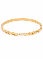 KATJA MIA LUSTRE BANGLE best gold plated tarnish and water resistant piece by Irish Jewellery brand - Lynott Jewellery