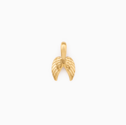 RACHEL GORRY - ANGEL WING NECKLACE best gold plated tarnish and water resistant piece by Irish Jewellery brand - Lynott Jewellery
