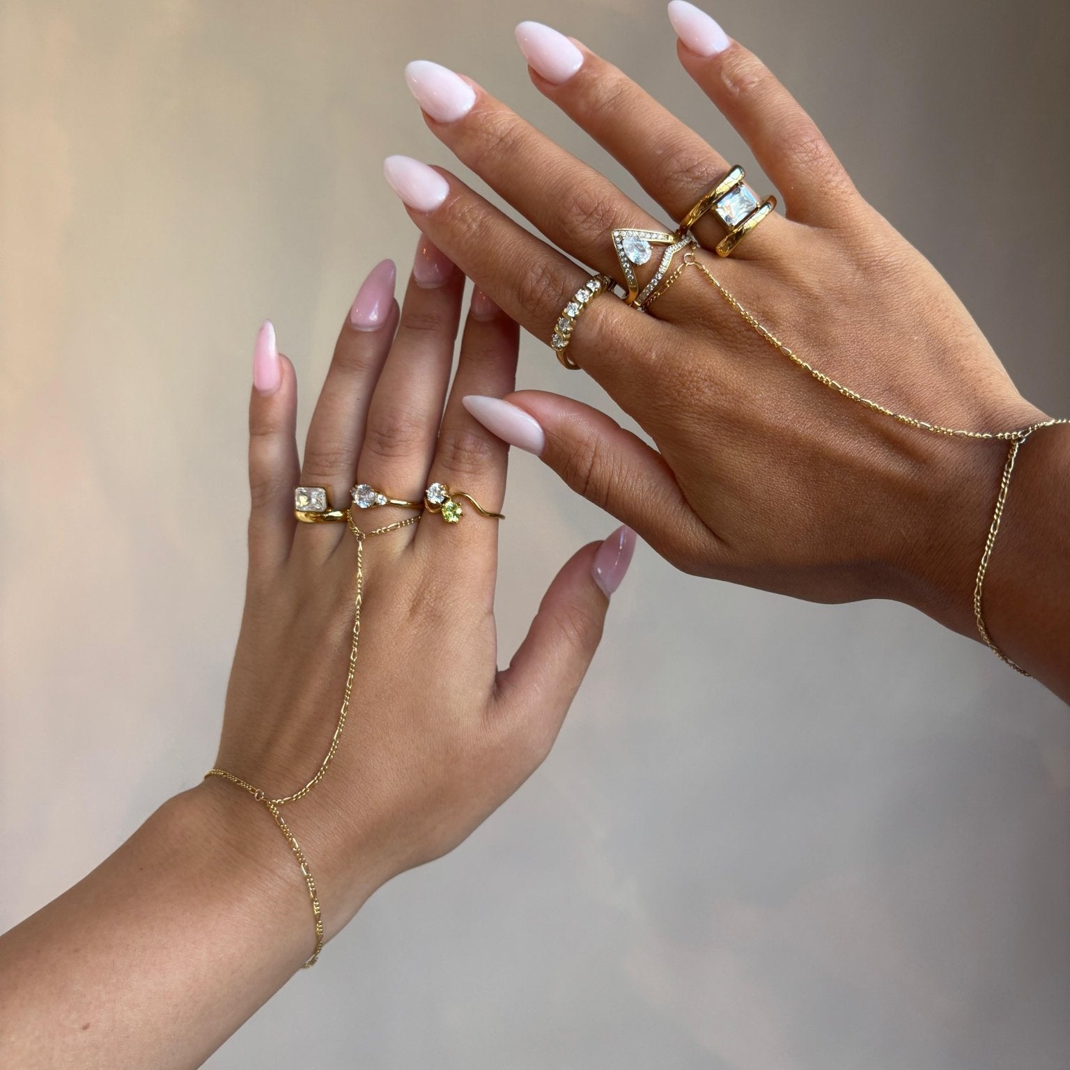 PERMANENT HAND CHAIN APPOINTMENT best gold plated tarnish and water resistant piece by Irish Jewellery brand - Lynott Jewellery