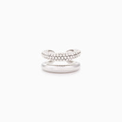 RACHEL GORRY - MARTINA PAVÉ RING best gold plated tarnish and water resistant piece by Irish Jewellery brand - Lynott Jewellery