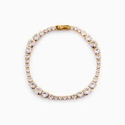 RACHEL GORRY - LEXI TENNIS BRACELET best gold plated tarnish and water resistant piece by Irish Jewellery brand - Lynott Jewellery