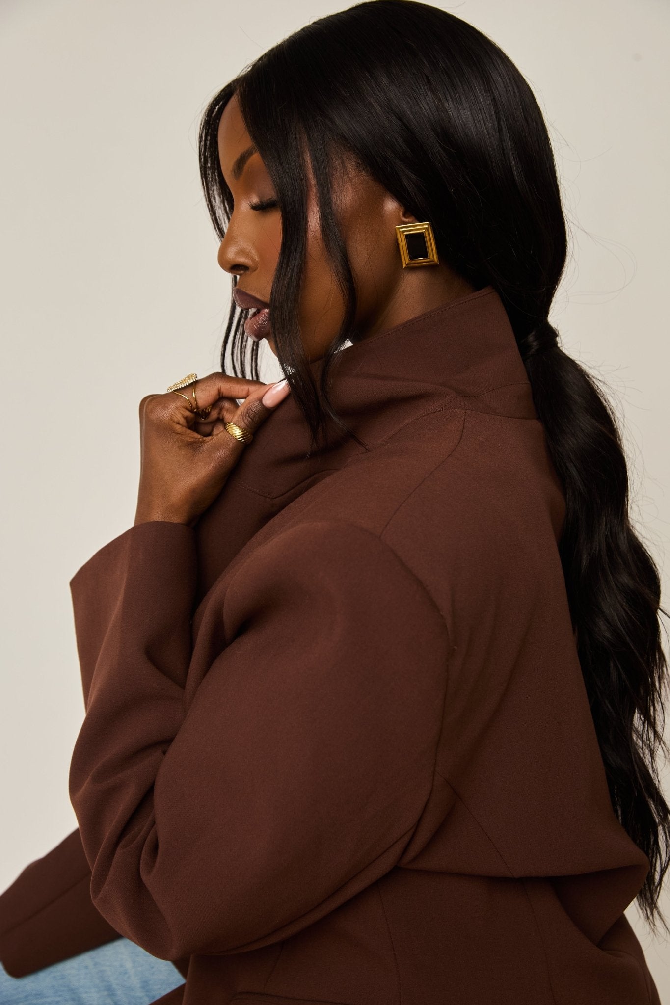 KATJIA MIA MODERN GIRL RING best gold plated tarnish and water resistant piece by Irish Jewellery brand - Lynott Jewellery
