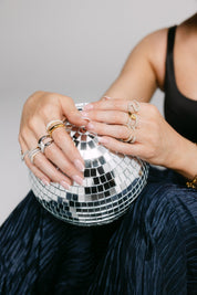 RACHEL GORRY - MARTINA PAVÉ RING best gold plated tarnish and water resistant piece by Irish Jewellery brand - Lynott Jewellery