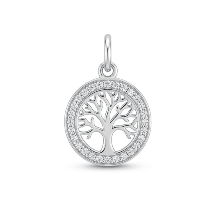 TREE OF LIFE SILVER CHARM best gold plated tarnish and water resistant piece by Irish Jewellery brand - Lynott Jewellery
