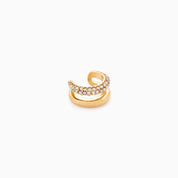 RACHEL GORRY - ERIN DOUBLE EAR CUFF best gold plated tarnish and water resistant piece by Irish Jewellery brand - Lynott Jewellery