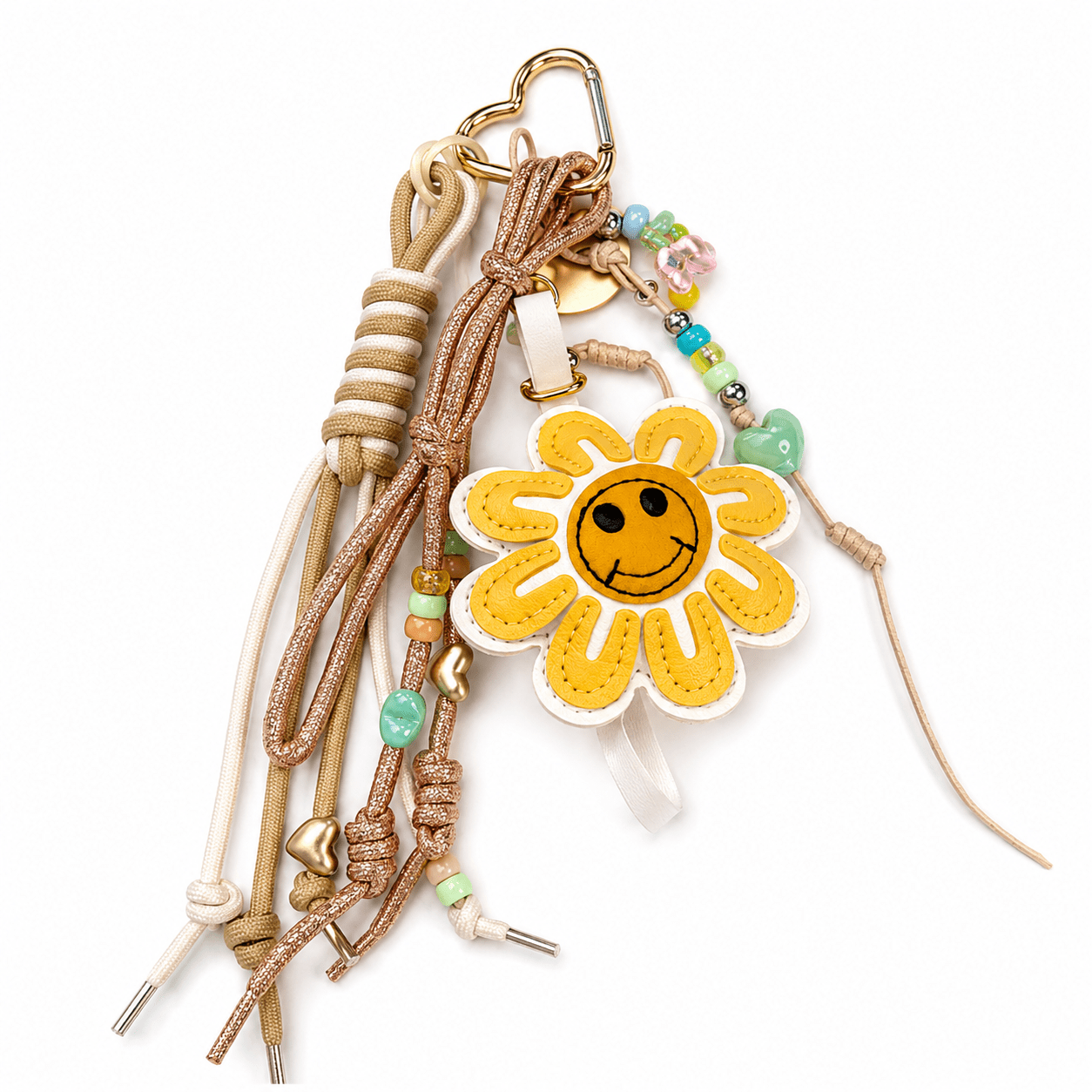 FLOWER BABY BAG CHARM best gold plated tarnish and water resistant piece by Irish Jewellery brand - Lynott Jewellery
